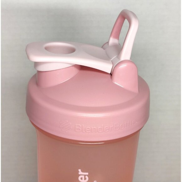 Pink Blender Bottle 22 oz Shaker, 2 Prostak Powder Jars and Supplement Storage - Picture 3 of 7